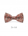 KIVU - KID or TEEN BOW TIE - TERRACOTTA & BROWN