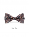 LOKKA - KID or TEEN BOW TIE - GREY GREEN & PEACH