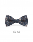 ENARE - KID or TEEN BOW TIE - TEAL & CARAMEL