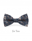 ENARE - KID or TEEN BOW TIE - TEAL & CARAMEL