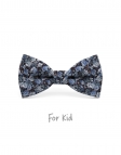 LEMAN - KID or TEEN BOW TIE - BLUE & TEAL