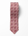 TOYA - FLORAL TIE - PINK & CARAMEL