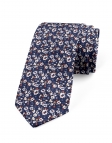 FRYKEN - FLORAL TIE - BLUE & ORANGE