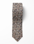 CONSTANCE - FLORAL TIE - LIGHT KHAKI GREEN