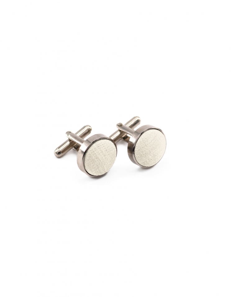 MOONSTONE - CUFFLINKS - ECOBLEND - LIGHT BEIGE