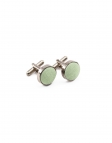 JADE - BOUTONS DE MANCHETTE - ECOBLEND - VERT TENDRE