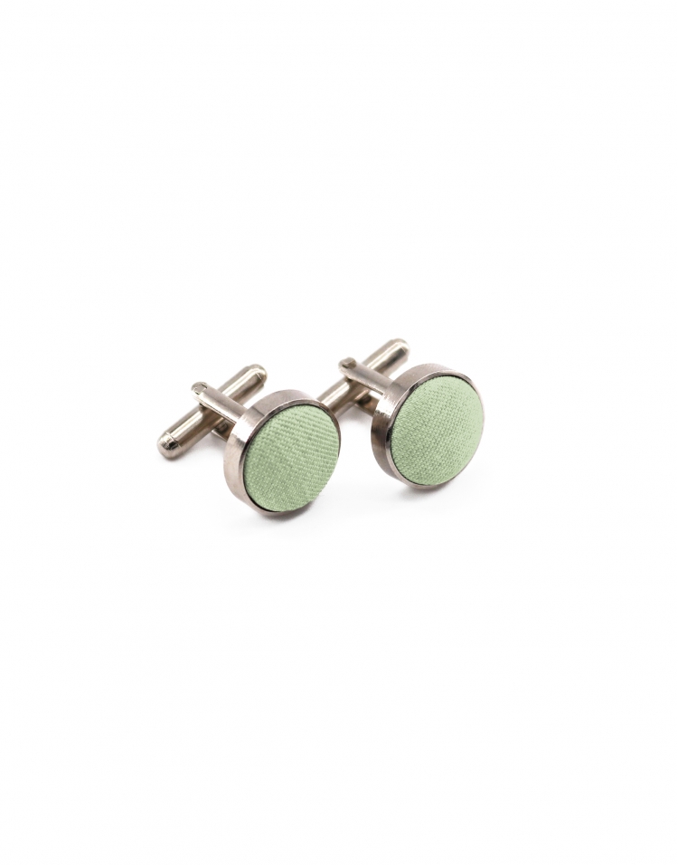 JADE - BOUTONS DE MANCHETTE - ECOBLEND - VERT TENDRE