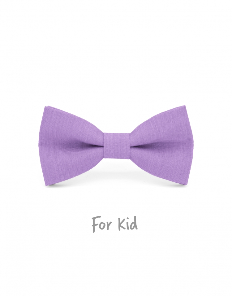 LAVENDERITE - KID or TEEN BOW TIE - ECOBLEND