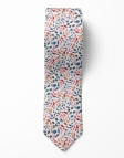 HAO - FLORAL TIE - GREEN & TERRACOTTA