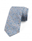 MINHO - FLORAL TIE - BLUE & ORANGE