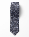 SOMI - FLORAL TIE - NAVY BLUE