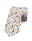 MODY - FLORAL TIE - BLUE, CORAL & YELLOW