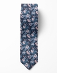 CHATAM - FLORAL TIE - BLUE & PINK