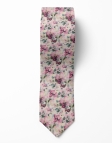 EMA - FLORAL TIE - FUCHSIA MAUVE & GREEN