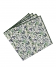 KOTO - FLORAL POCKET SQUARE - GREEN