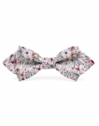 LAMMA - FLORAL BOW TIE - DIAMOND - PINK & GREEN