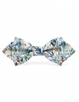 LANTAU - FLORAL BOW TIE - DIAMOND - GREEN & YELLOW