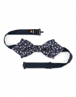 SOMI - FLORAL BOW TIE - DIAMOND - NAVY BLUE