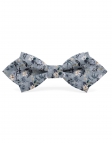 EIKAN - FLORAL BOW TIE - DIAMOND - BLUE