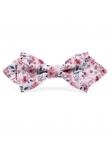 YURA - FLORAL BOW TIE - DIAMOND - PINK