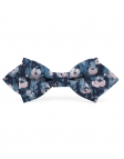 CHATAM - FLORAL BOW TIE - DIAMOND - BLUE & PINK