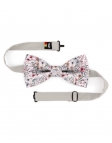 LAMMA - FLORAL BOW TIE - CLASSIC - PINK & GREEN