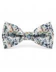 HART - NOEUD PAPILLON FLEURI - CLASSIC - BLEU, VERT PETROLE ET BEIGE