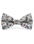 BYODO - FLORAL BOW TIE - CLASSIC - GREEN & BEIGE