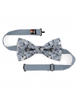 EIKAN - FLORAL BOW TIE - CLASSIC - BLUE