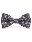 SENSO - FLORAL BOW TIE - CLASSIC - BLUE & BEIGE