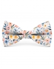 MODY - FLORAL BOW TIE - CLASSIC - BLUE, CORAL & YELLOW