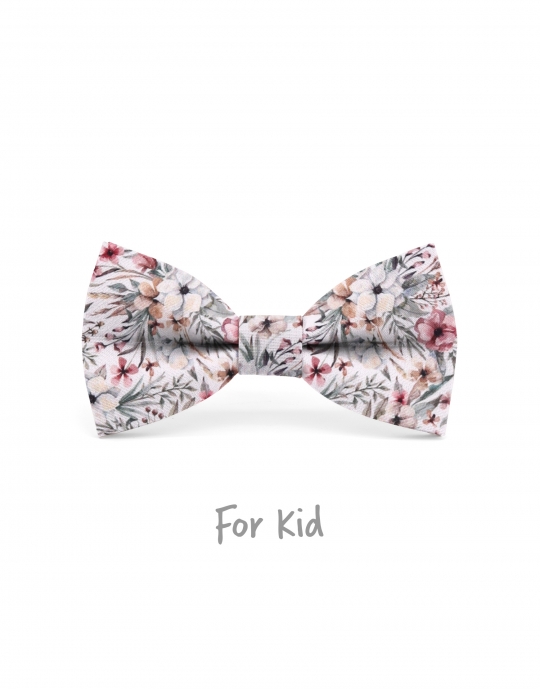 LAMMA - KID or TEEN BOW TIE - PINK & GREEN