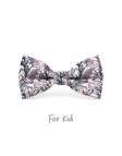 POLIN - KID or TEEN BOW TIE - VIOLET & GREEN