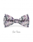 POLIN - KID or TEEN BOW TIE - VIOLET & GREEN