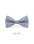 MINHO - KID or TEEN BOW TIE - BLUE & ORANGE