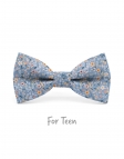 MINHO - KID or TEEN BOW TIE - BLUE & ORANGE