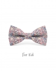 SABI - KID or TEEN BOW TIE - PINK & BEIGE