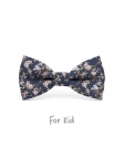 SENSO - KID or TEEN BOW TIE - BLUE & BEIGE