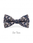 SENSO - KID or TEEN BOW TIE - BLUE & BEIGE