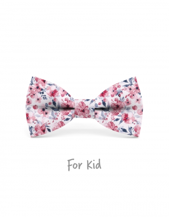 YURA - KID or TEEN BOW TIE - PINK