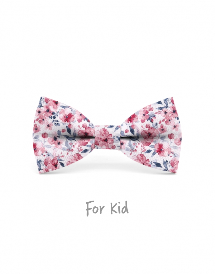 YURA - KID or TEEN BOW TIE - PINK