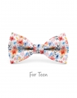 HARU - KID or TEEN BOW TIE - ORANGE & BLUE