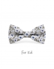 UKI - KID or TEEN BOW TIE - BLUE & GRAY