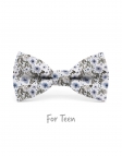 UKI - KID or TEEN BOW TIE - BLUE & GRAY