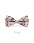 EMA - KID or TEEN BOW TIE - FUCHSIA MAUVE & GREEN