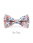 JIN - KID or TEEN BOW TIE - PINK, BLUE & GREEN