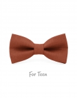 RUSTIC - 100% LINEN - KID or TEEN BOW TIE