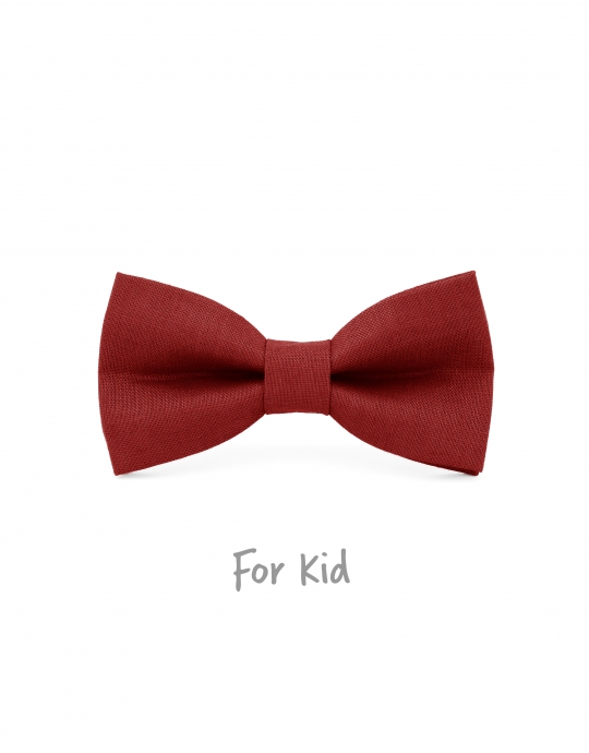 WILD - 100% LINEN - KID or TEEN BOW TIE