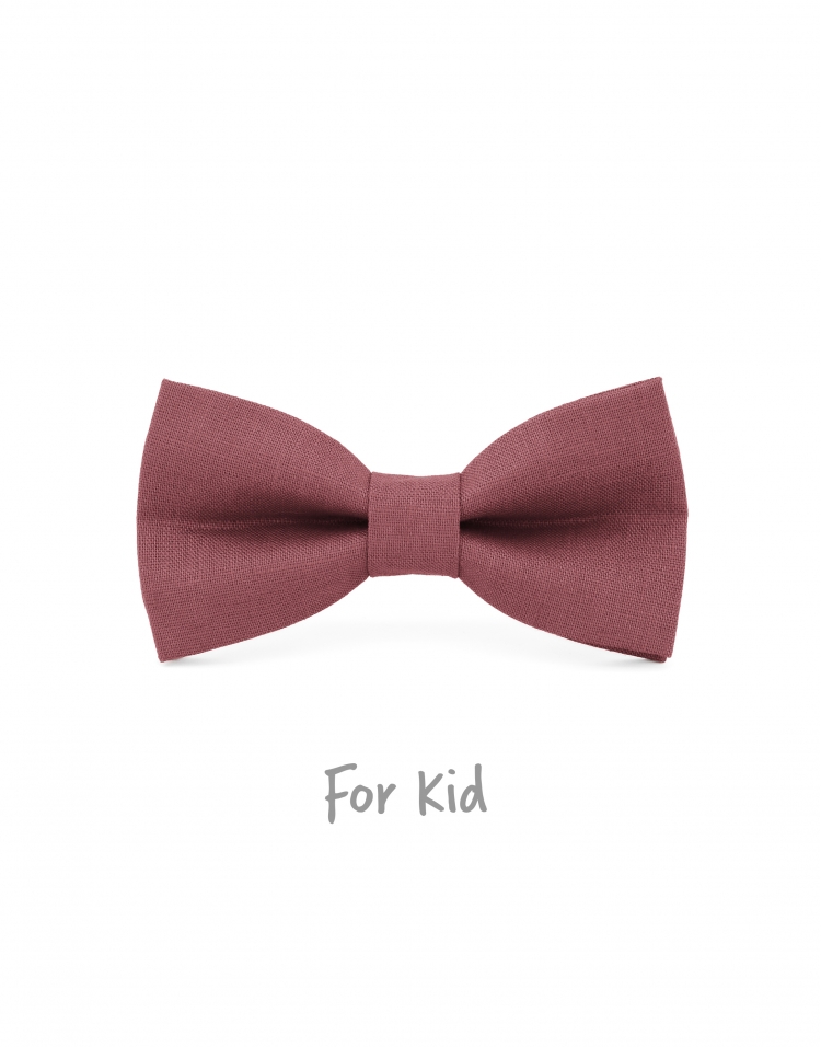 BLOSSOM - 100% LINEN - KID or TEEN BOW TIE