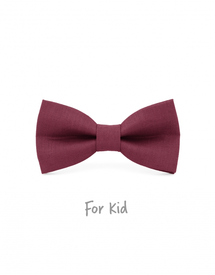 PETAL - 100% LINEN - KID or TEEN BOW TIE